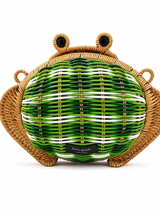 kate spade Handbags - NWOT Rare Kate Spade Frog Wicker Crossbody Bag | Novelty Collectible | Never Use